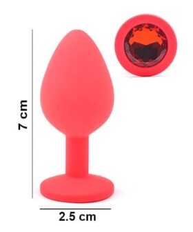 Plug Anal Tipo Joya silicona pequeño
