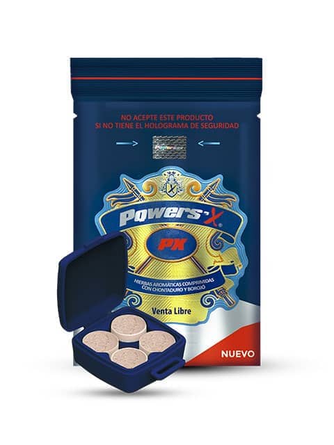 Potenciador masculino Powersx x 4 pastillas