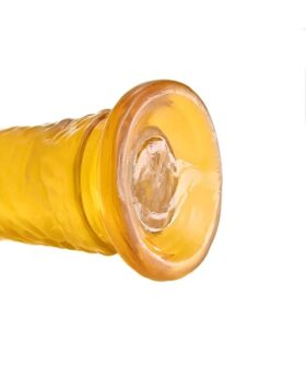 Alternative view of Dildo translucido con chupa 20 cm
