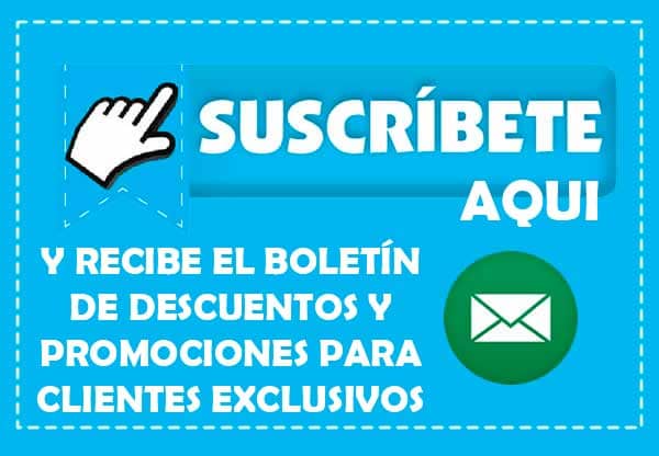 Suscríbete al boletín de ofertas