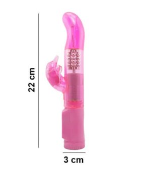 Vibrador doble estimulación rotación delfín