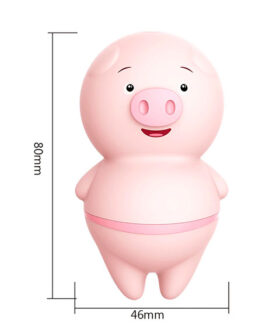 Alternative view of Lengua vibradora USB Cerdito