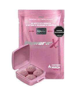 Potenciador Femenino PowersX x 4 pastillas