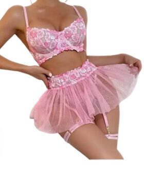 Conjunto 39105 Color Rosado - talla única